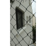 instalação de rede de proteção de janela preta Jardim Japão