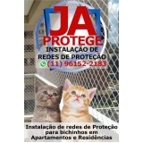 instalação de rede proteção janela gatos Parada Inglesa